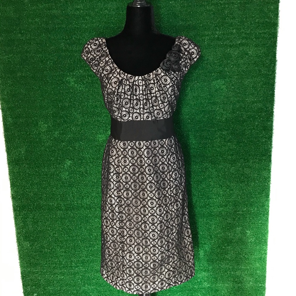 Jones NY Gorgeous Black Lace Dress